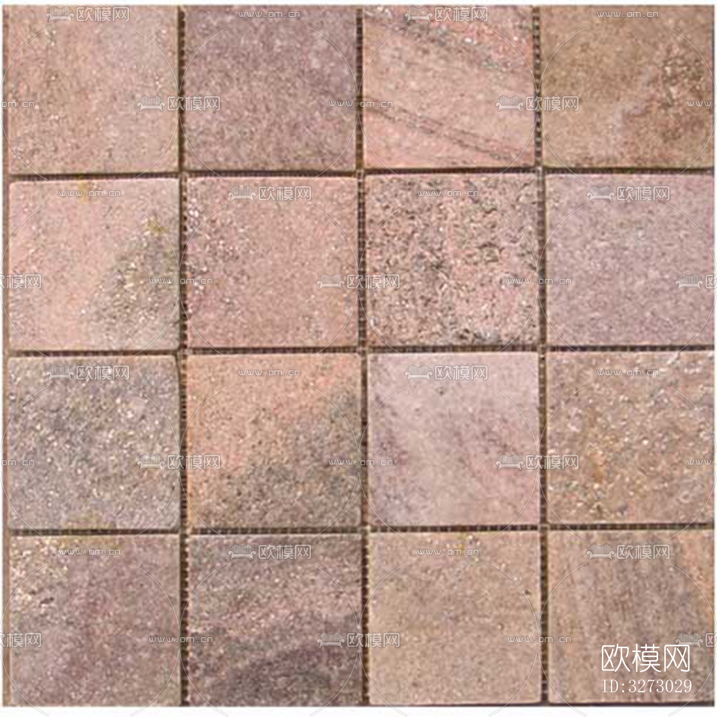 地面砖文化石石材马赛克拼贴下载（渲染图4）