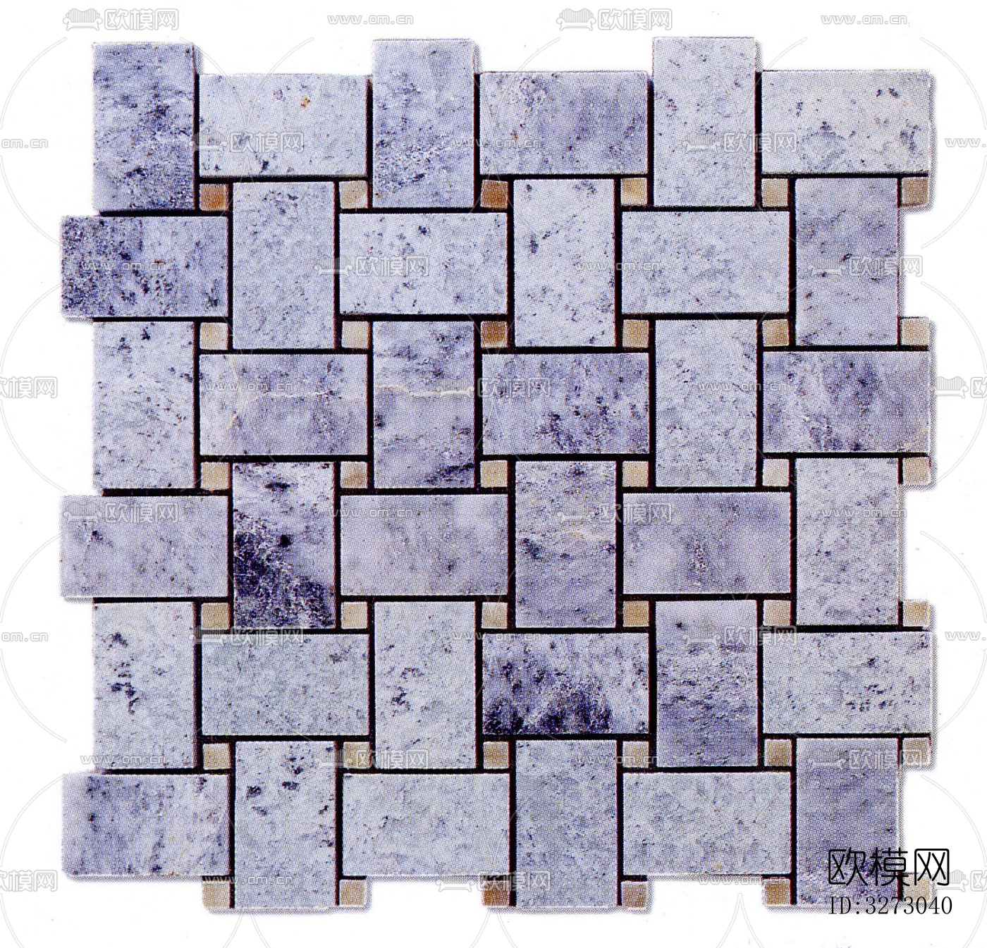 地面砖文化石石材马赛克拼贴下载（渲染图7）
