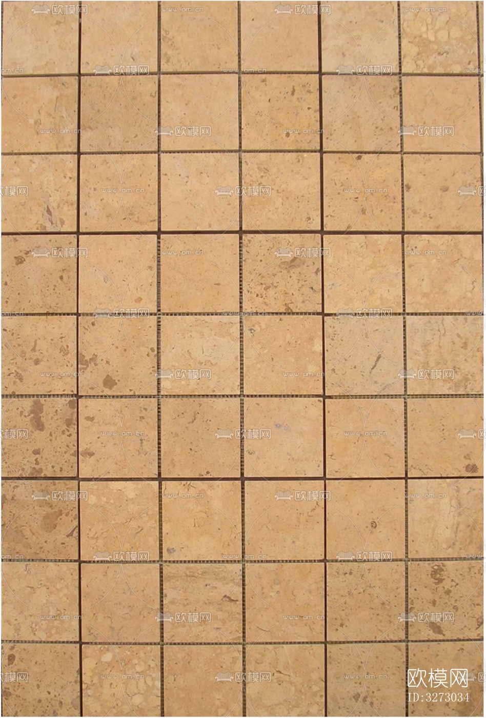 地面砖文化石石材马赛克拼贴下载（渲染图7）