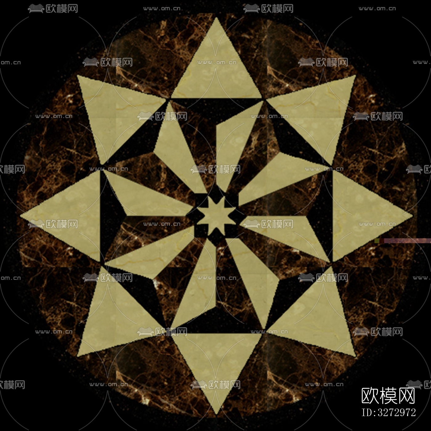 室外石材地面拼花地砖下载（渲染图5）