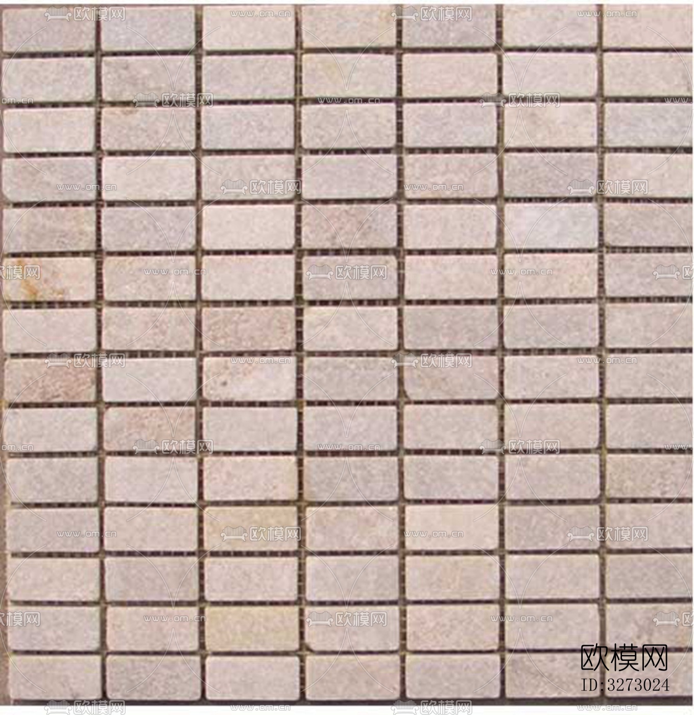 文化石石材马赛克拼贴下载（渲染图10）