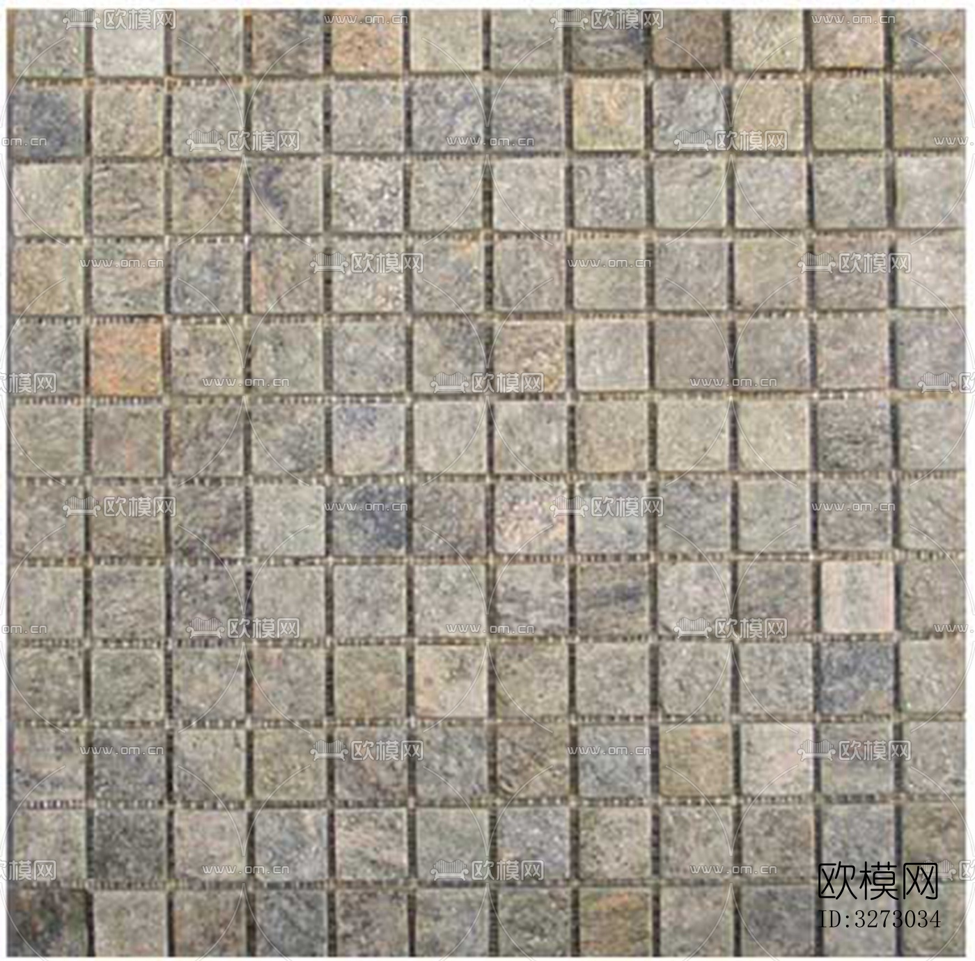 地面砖文化石石材马赛克拼贴下载（渲染图2）