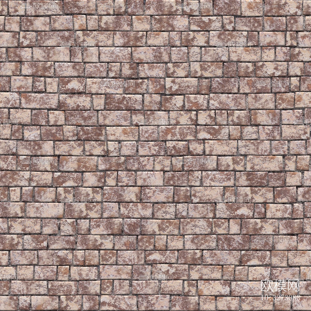 石材挡墙毛石墙下载（渲染图3）