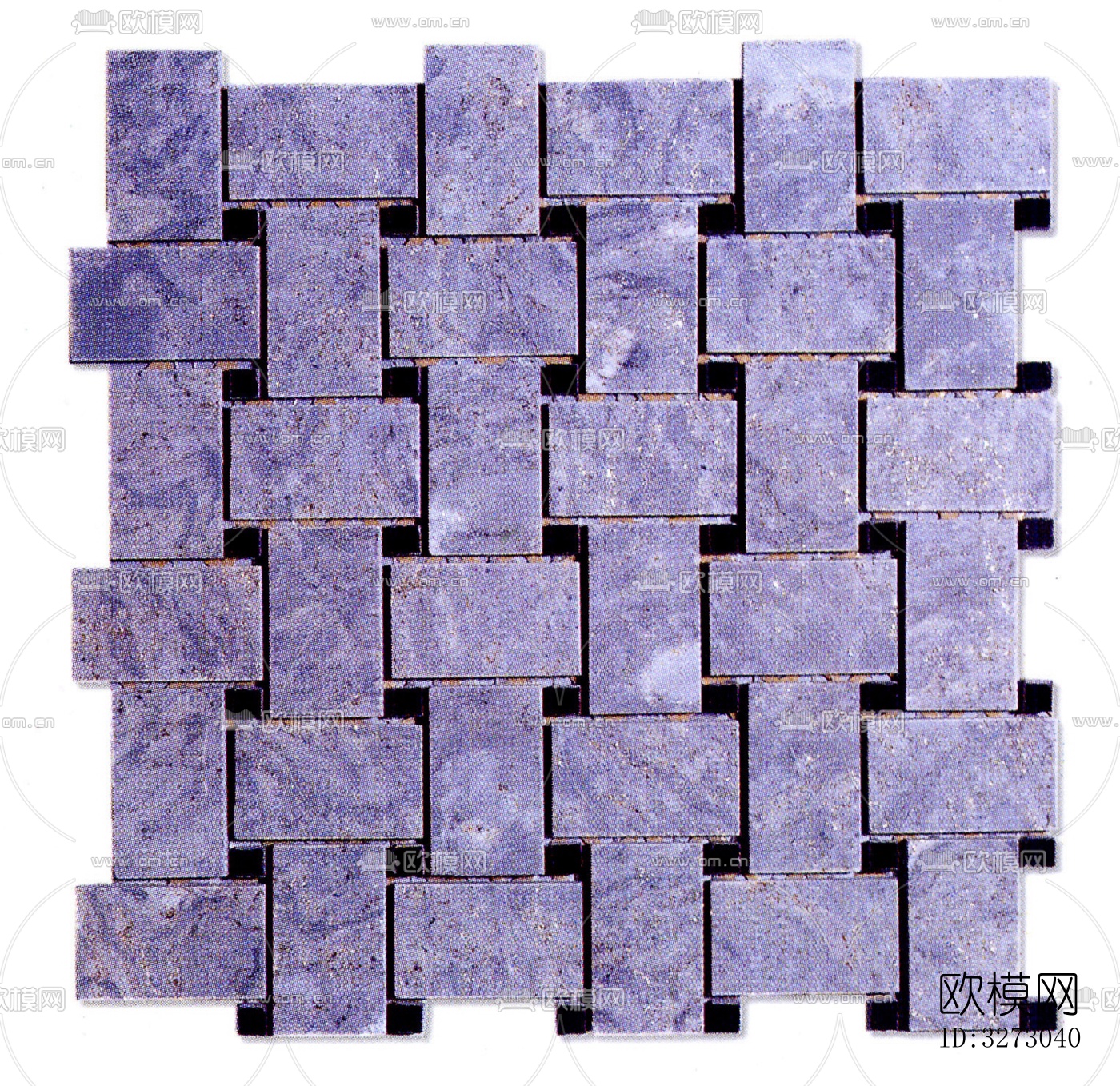 地面砖文化石石材马赛克拼贴下载（渲染图8）