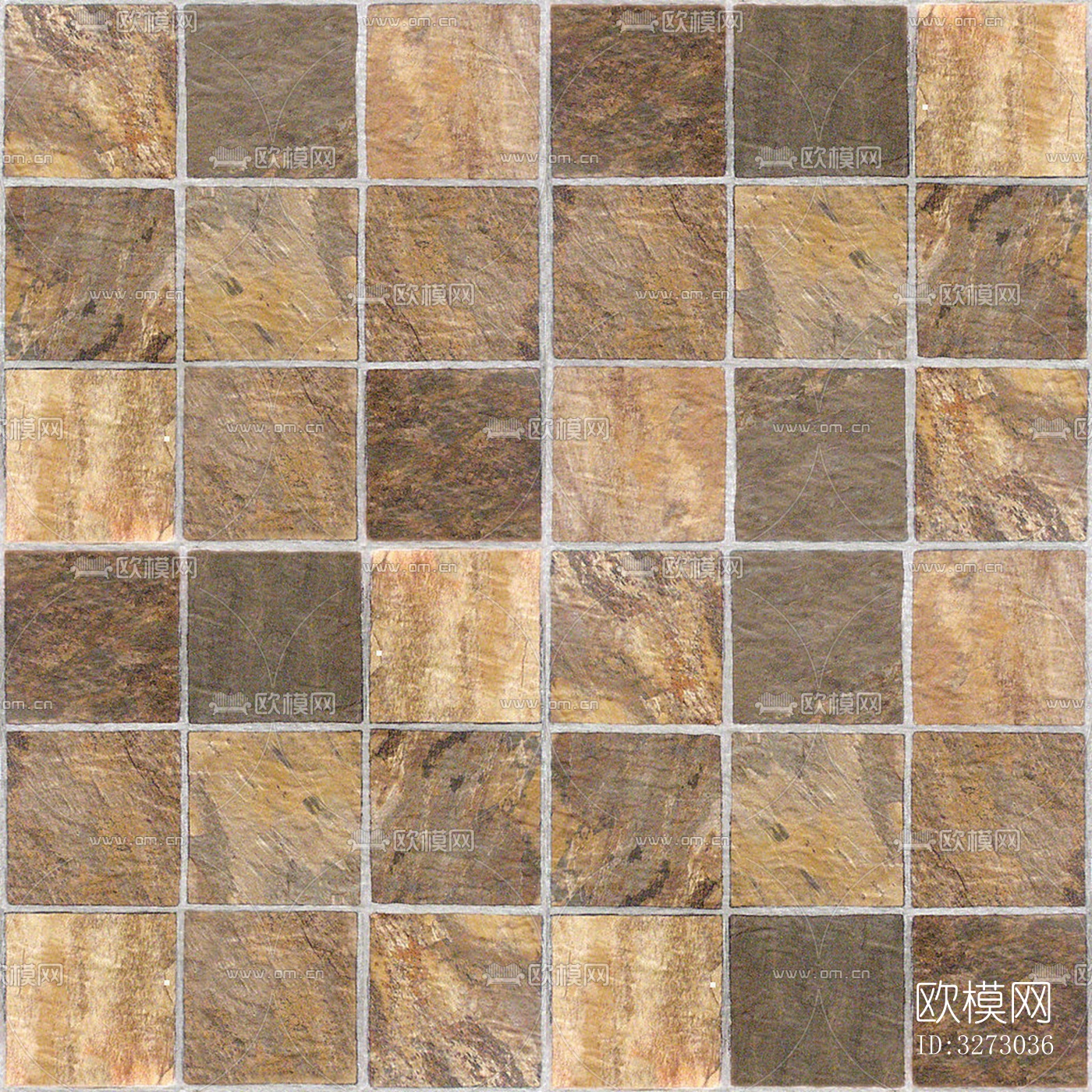 地面砖文化石石材马赛克拼贴下载（渲染图10）