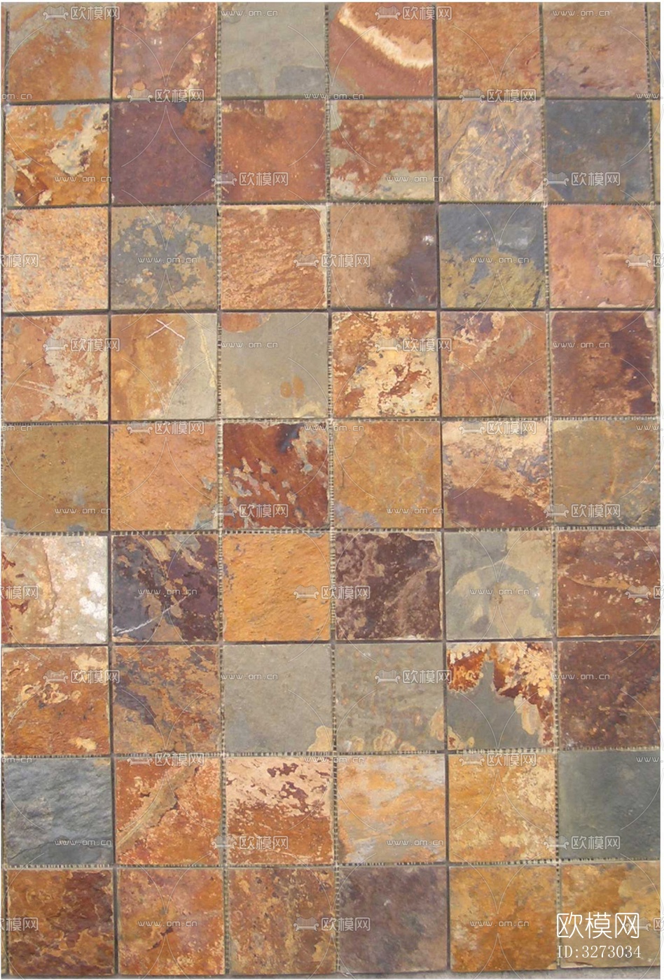 地面砖文化石石材马赛克拼贴下载（渲染图10）