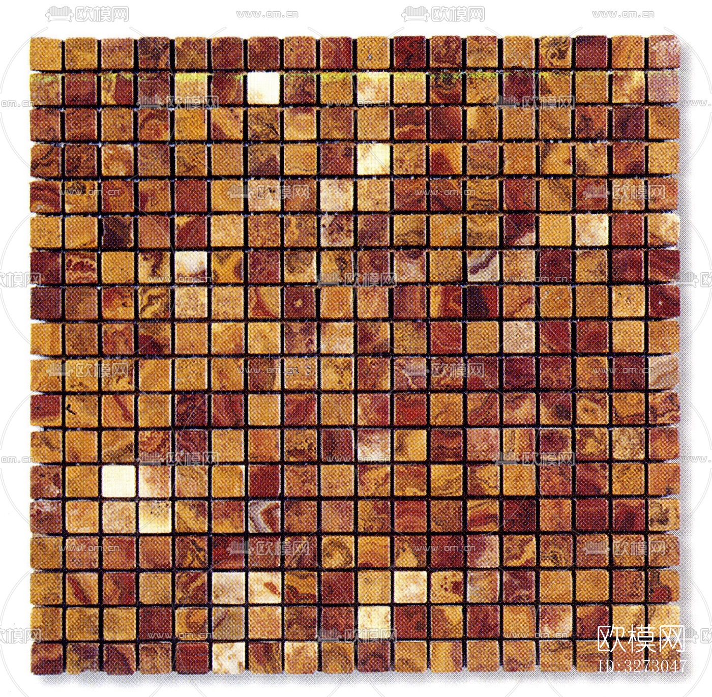 地面砖文化石石材马赛克拼贴下载（渲染图4）