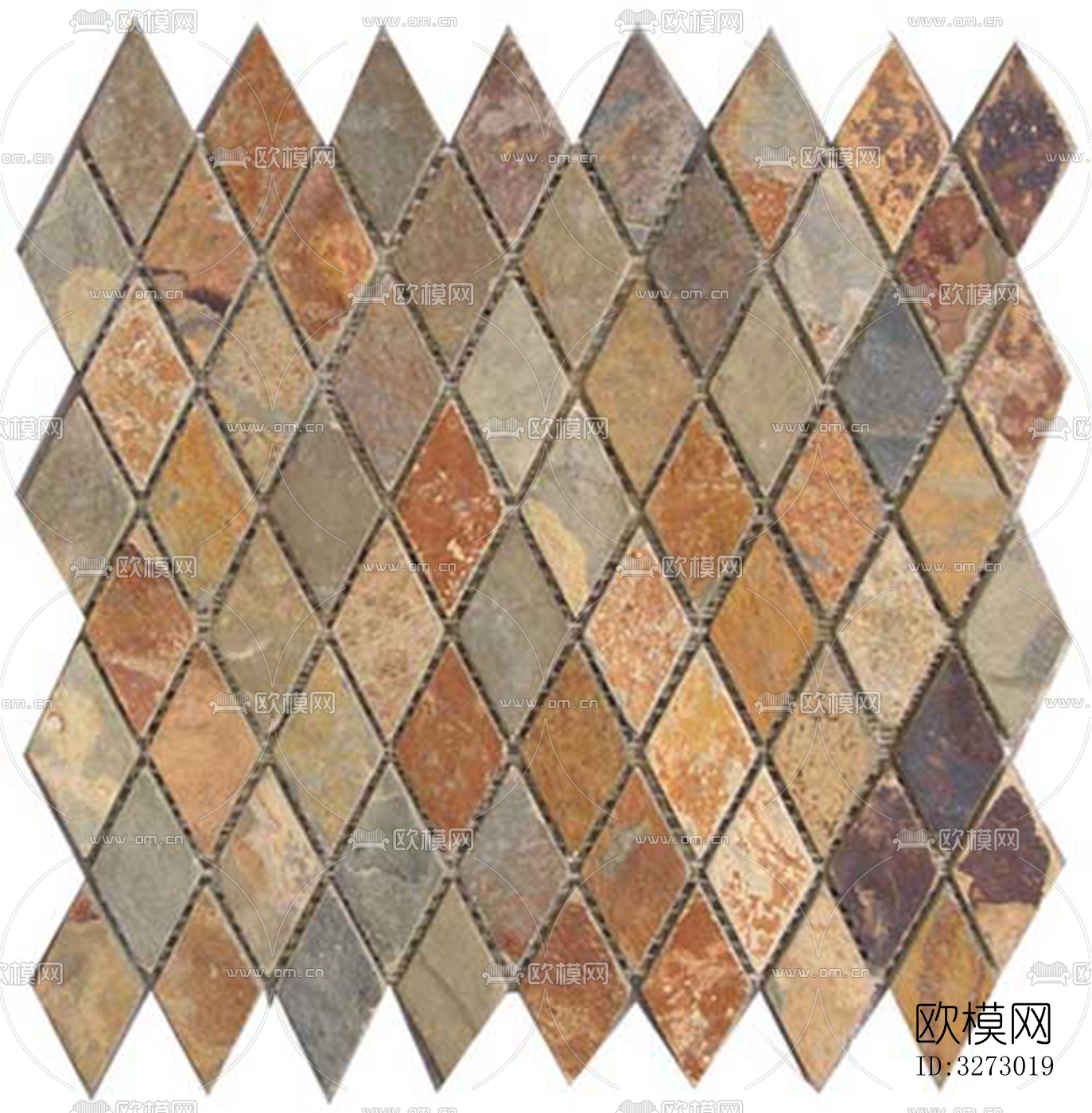 文化石石材马赛克拼贴下载（渲染图10）