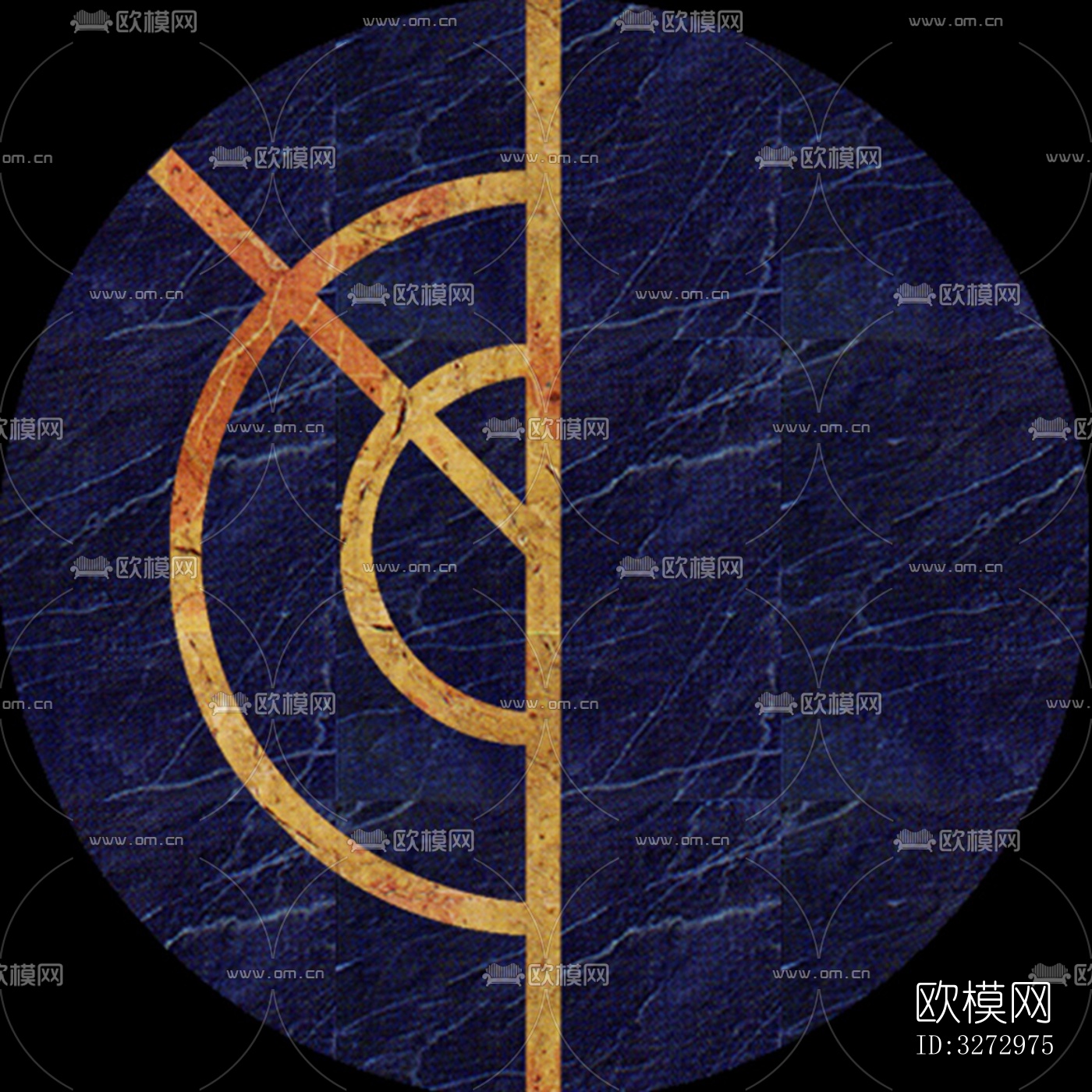 室外石材地面拼花地砖下载（渲染图1）