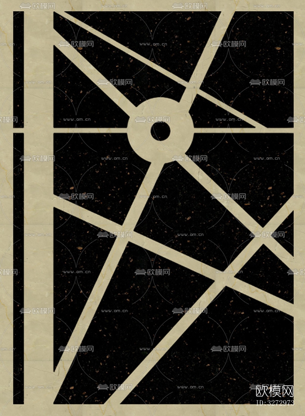室外石材地面拼花地砖下载（渲染图1）