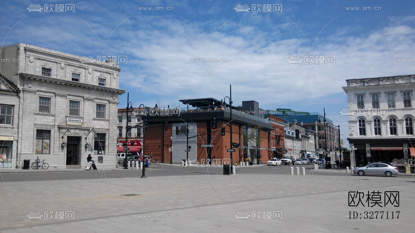 白天街道外景下载