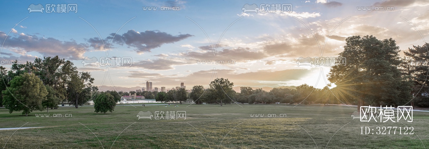 白天公园外景下载