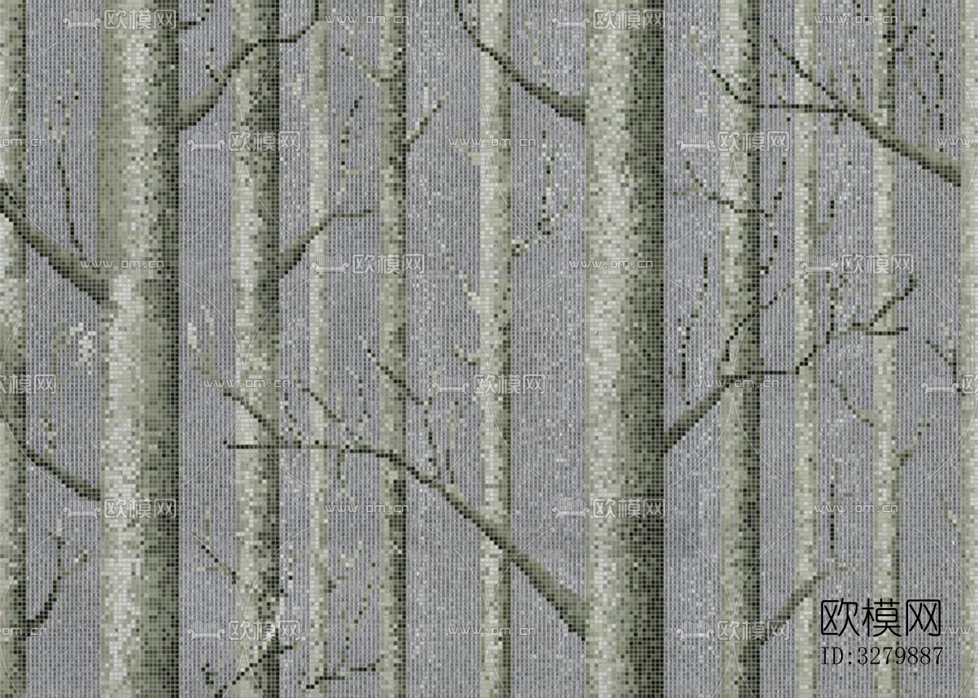 马赛克拼花砖图案下载（渲染图6）