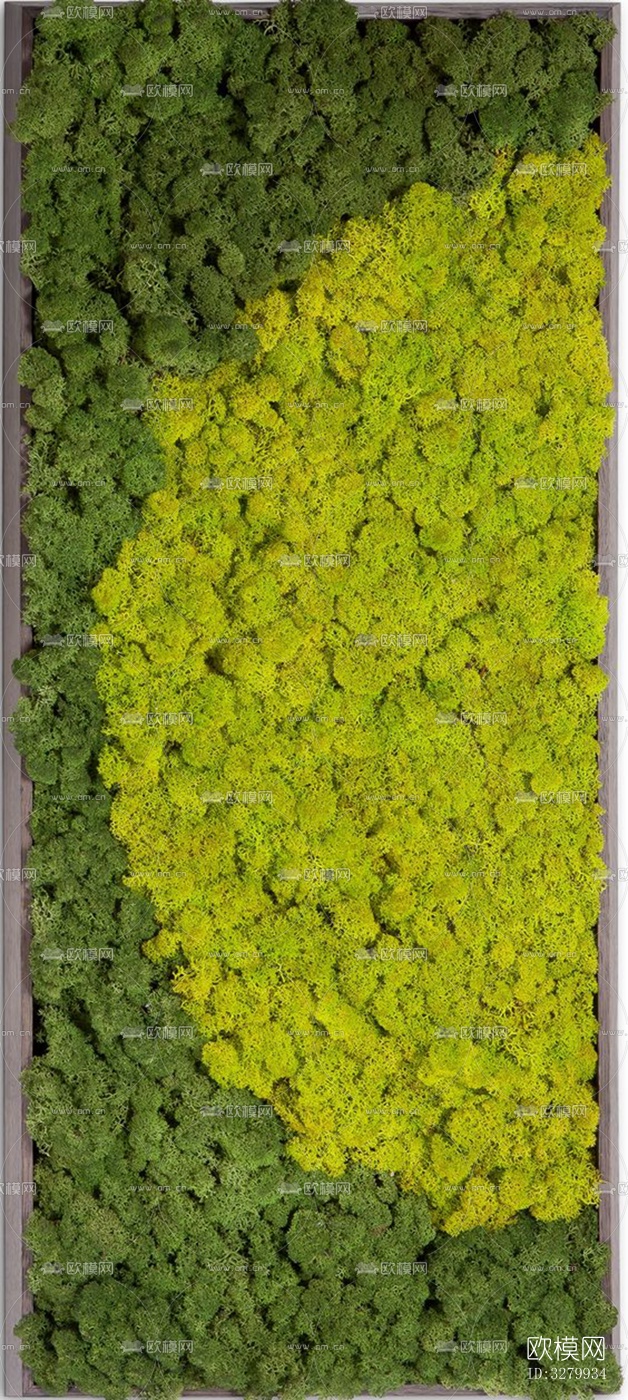 植物墙装饰下载（渲染图3）