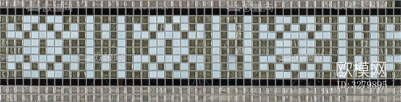 马赛克拼花砖图案下载（渲染图7）