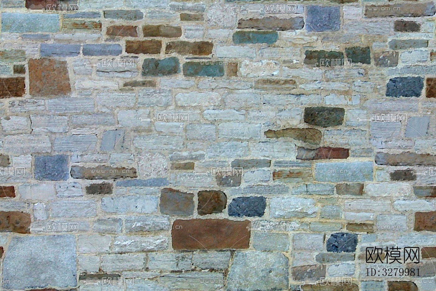 文化石墙面材质下载（渲染图3）