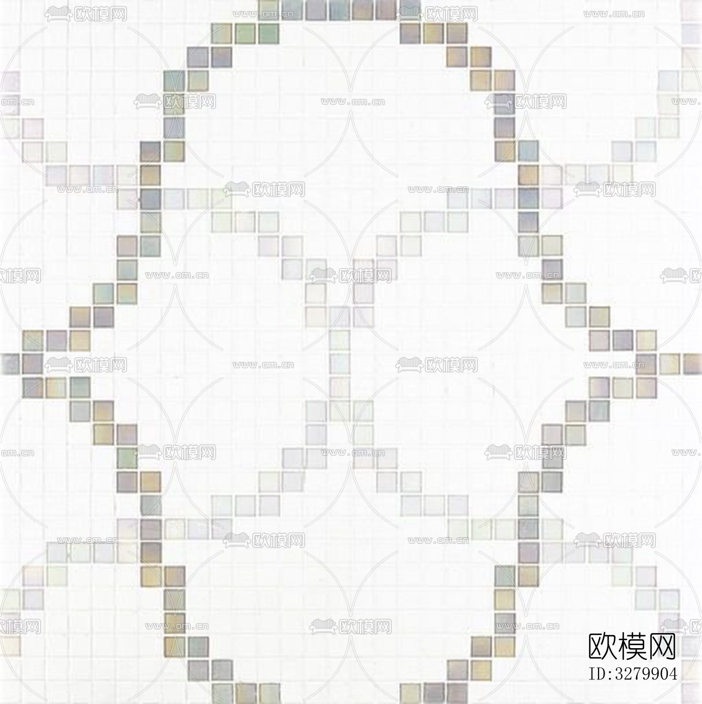 马赛克拼花砖图案下载（渲染图7）