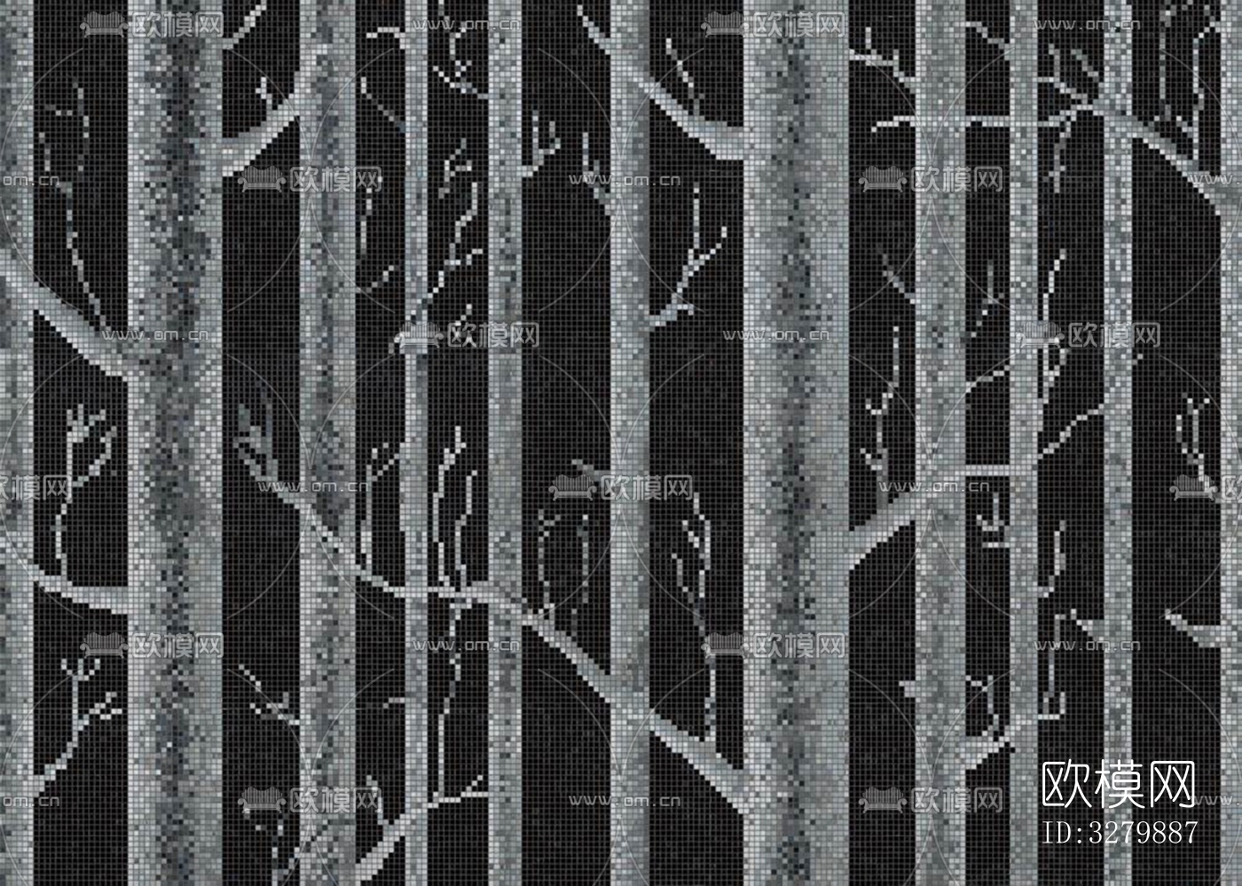 马赛克拼花砖图案下载（渲染图4）