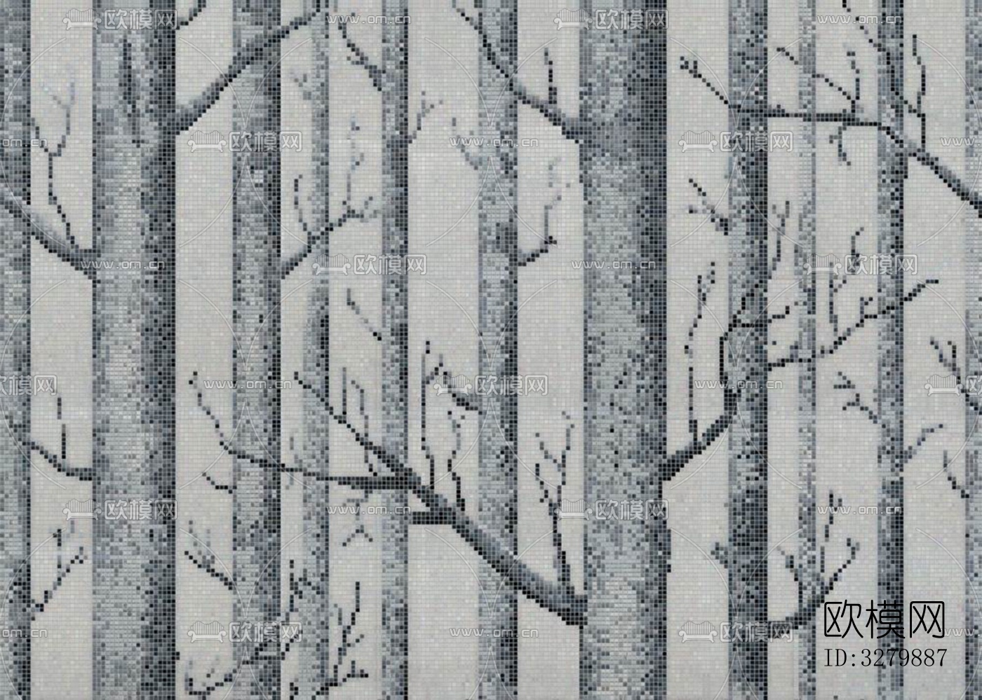 马赛克拼花砖图案下载（渲染图5）