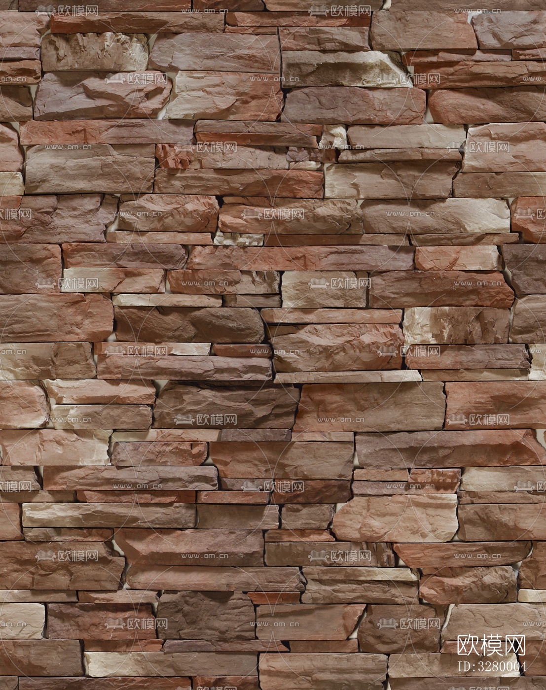 文化石墙面材质下载（渲染图7）