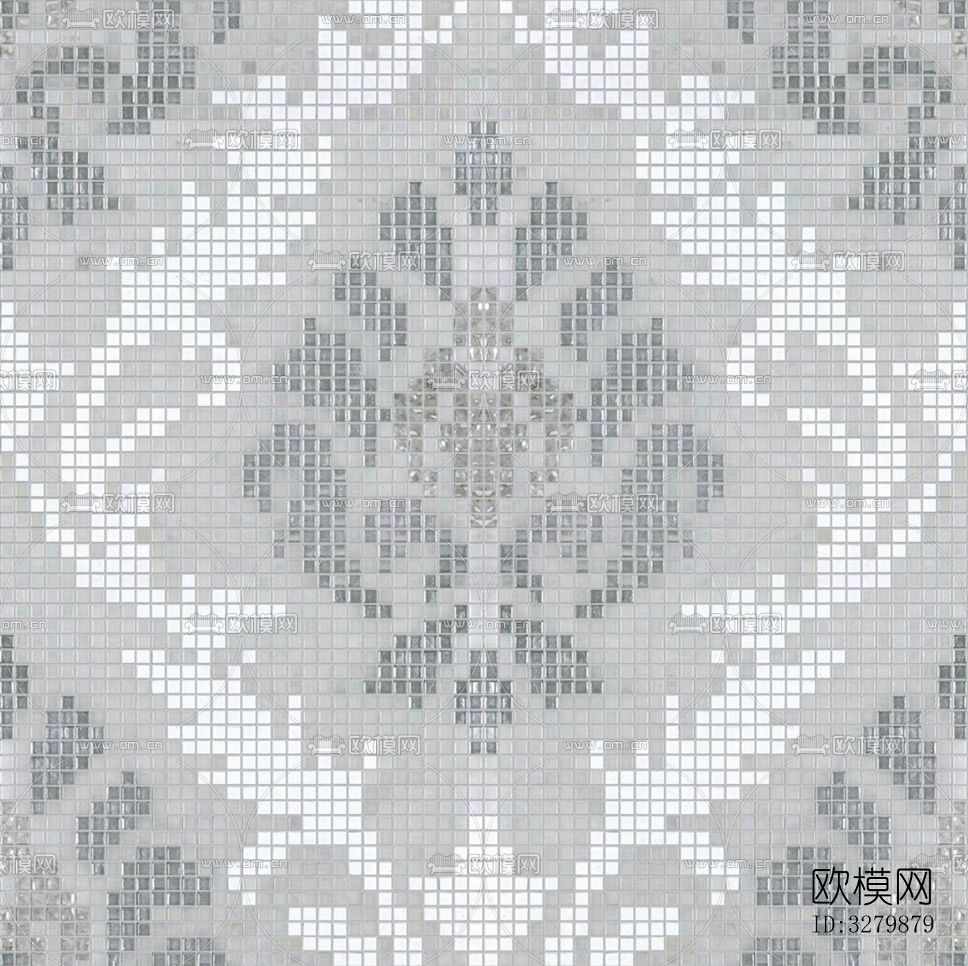 马赛克拼花砖图案下载（渲染图2）