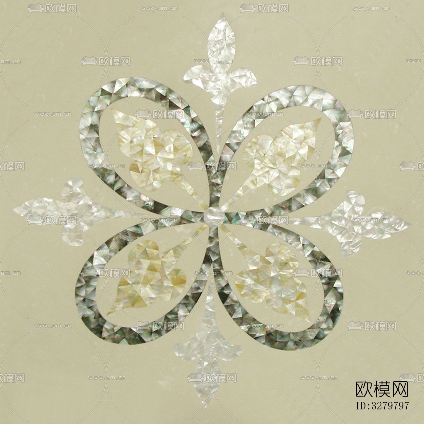 马赛克拼花图案下载（渲染图1）