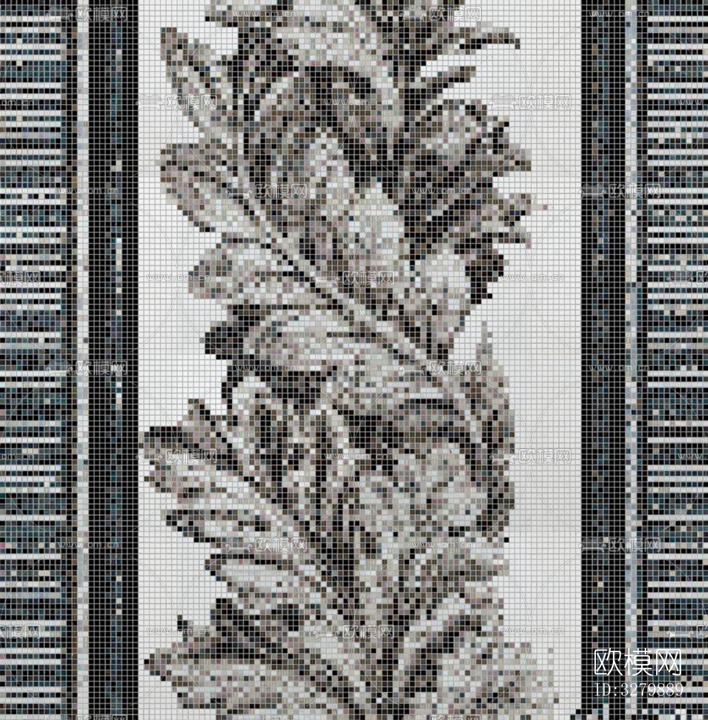 马赛克拼花砖图案下载（渲染图7）