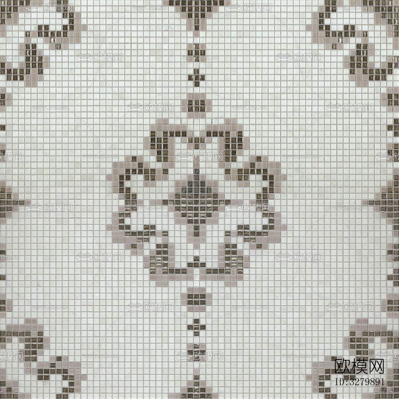 马赛克拼花砖图案下载（渲染图7）