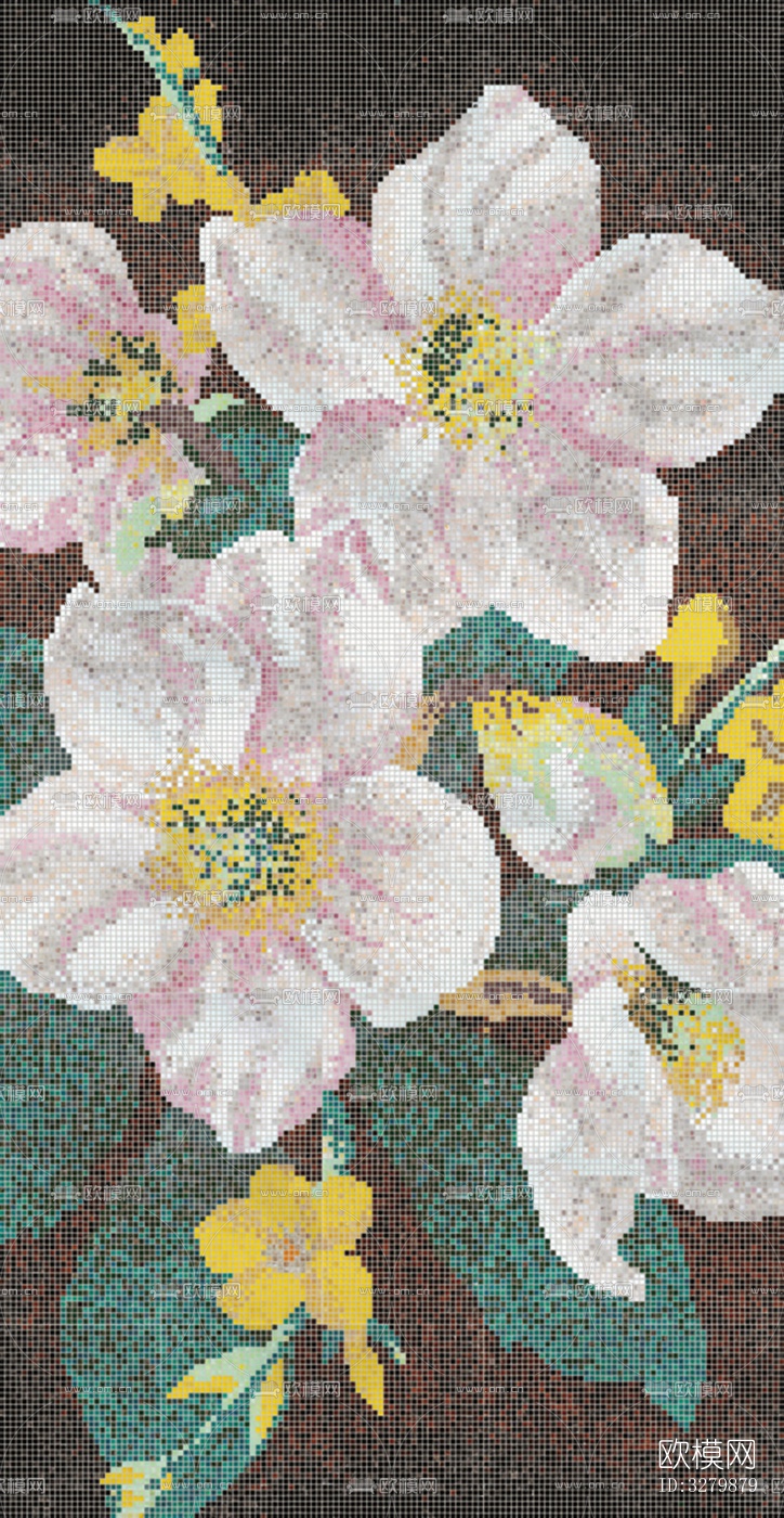马赛克拼花砖图案下载（渲染图8）