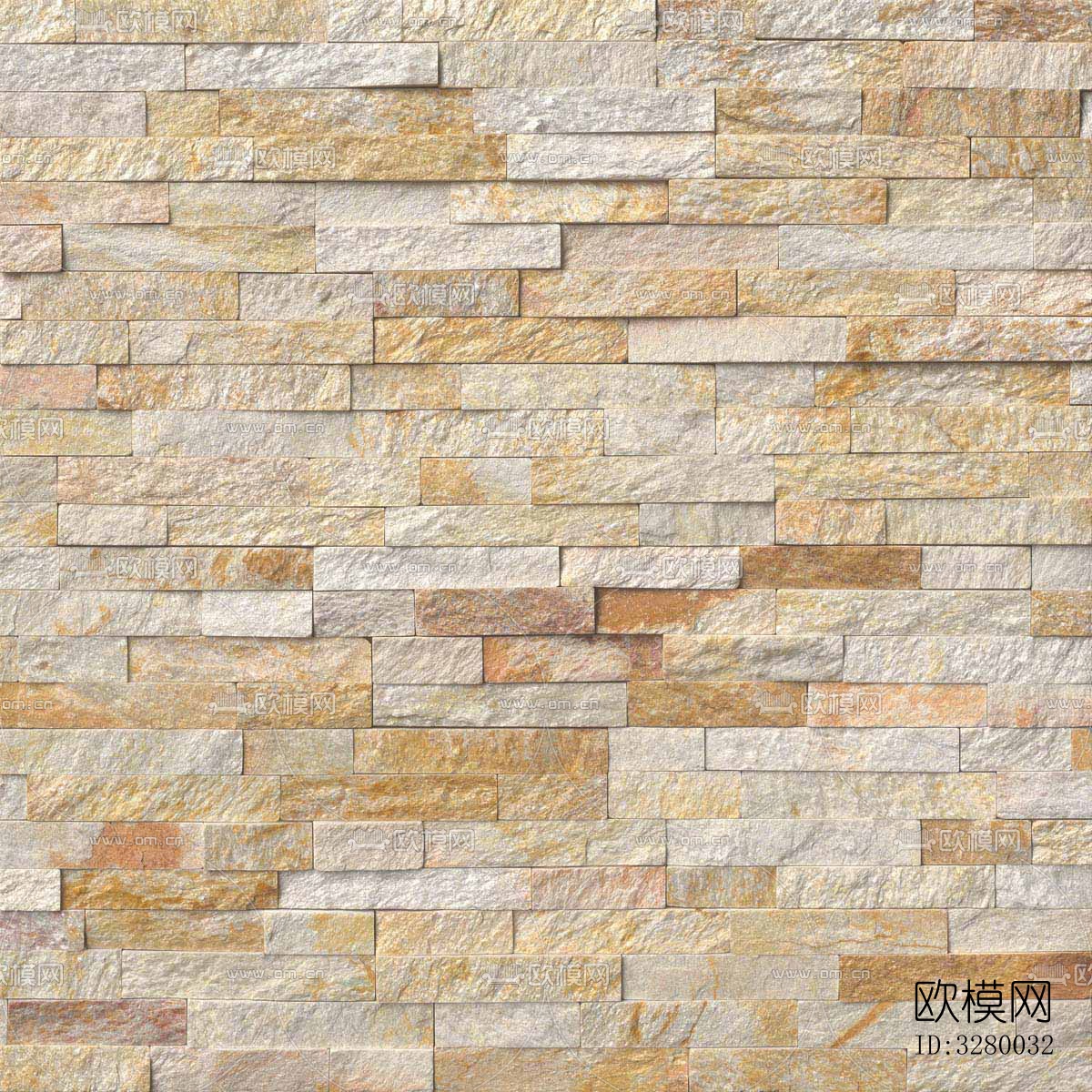 文化石墙面材质下载（渲染图5）