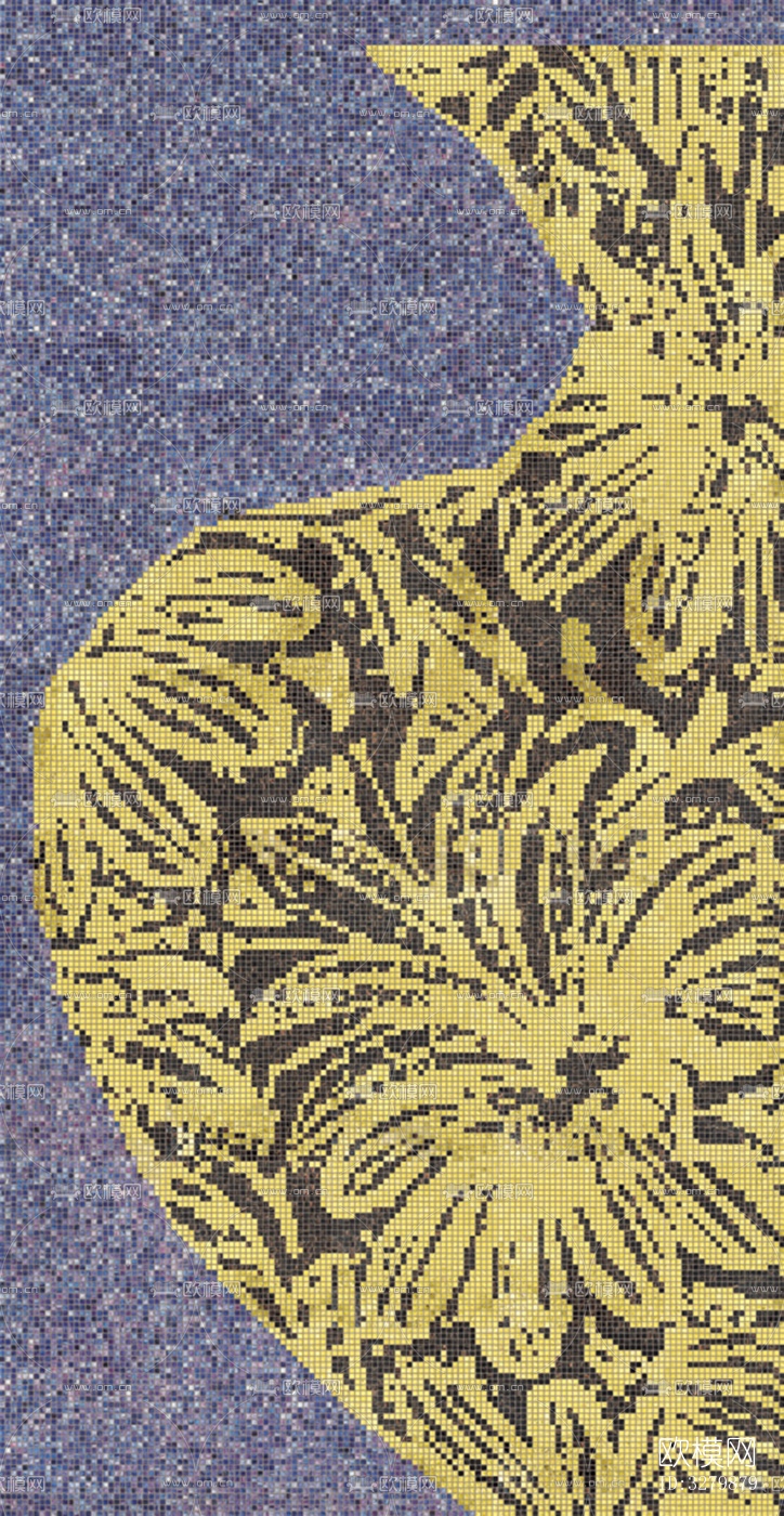 马赛克拼花砖图案下载（渲染图7）