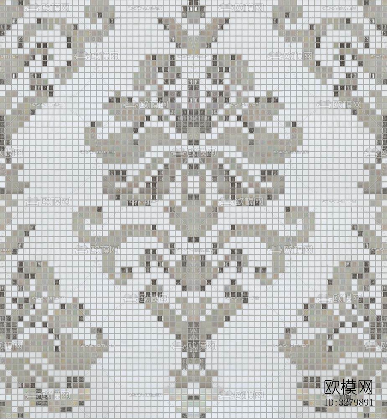 马赛克拼花砖图案下载（渲染图6）