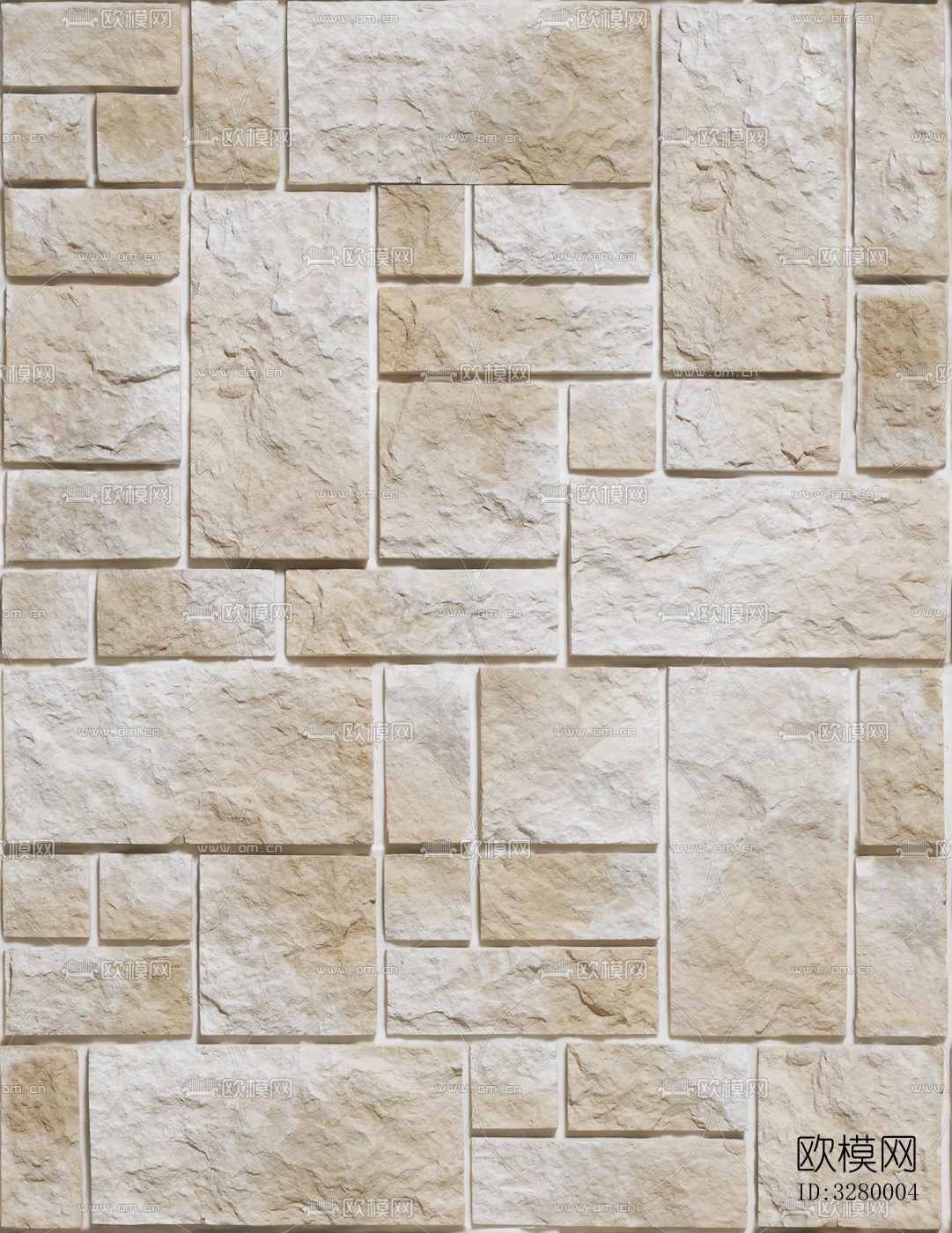 文化石墙面材质下载（渲染图4）