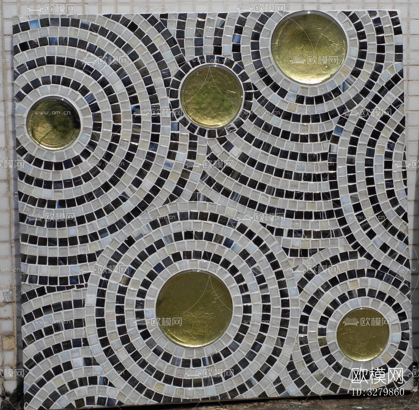 马赛克拼花砖图案下载（渲染图3）
