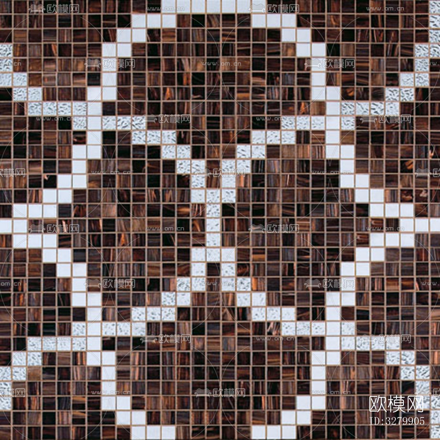 马赛克拼花砖图案下载（渲染图1）