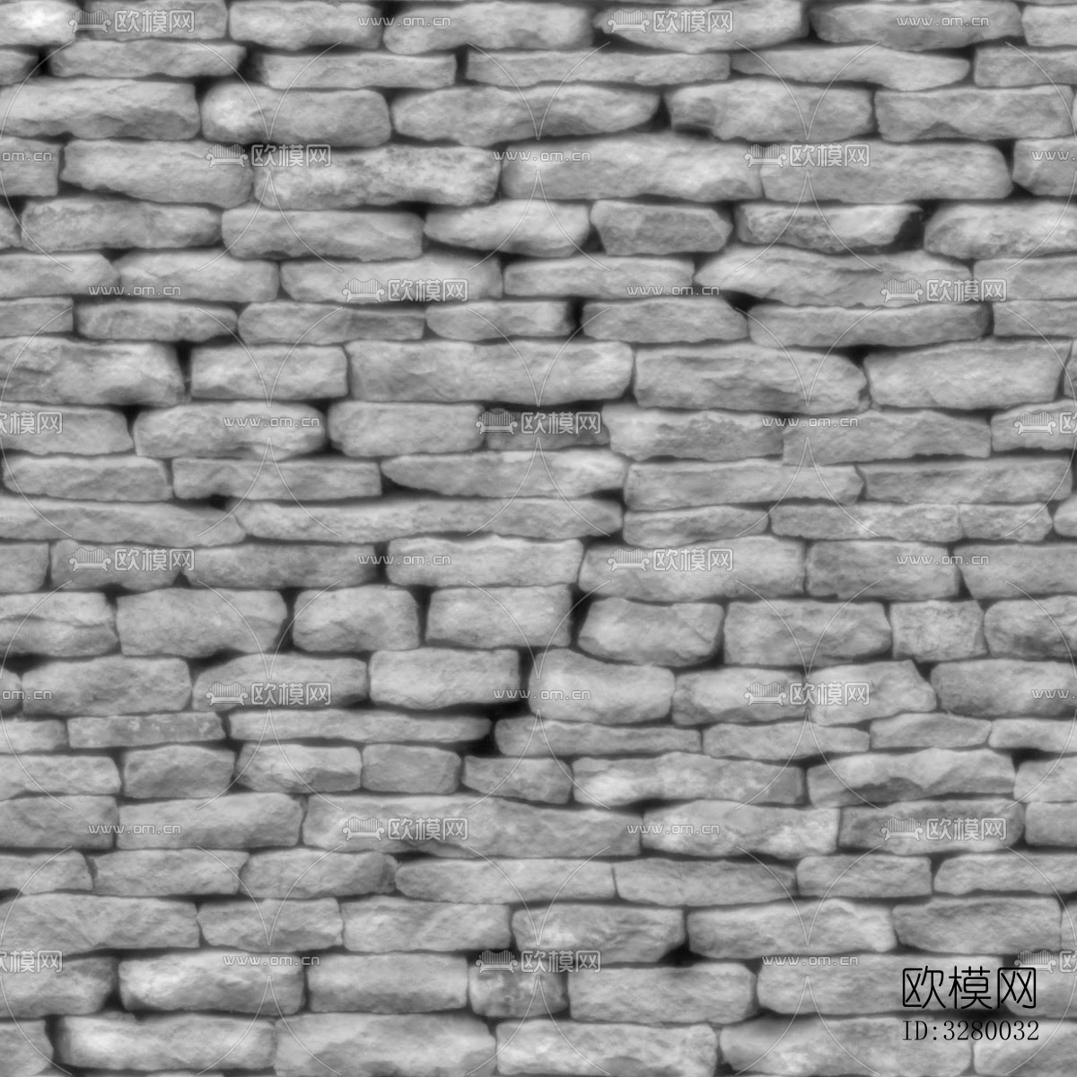 文化石墙面材质下载（渲染图3）