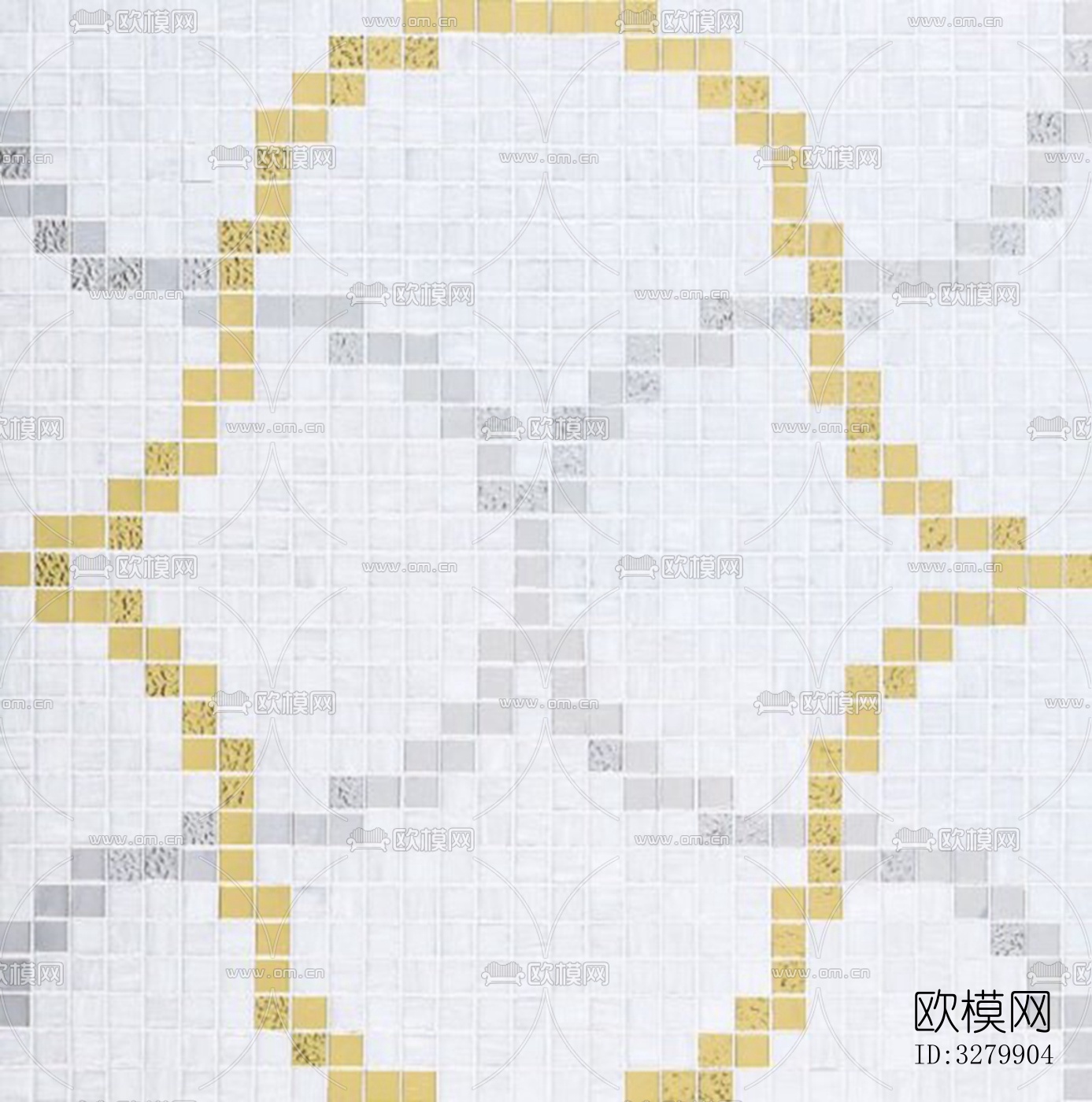 马赛克拼花砖图案下载（渲染图6）