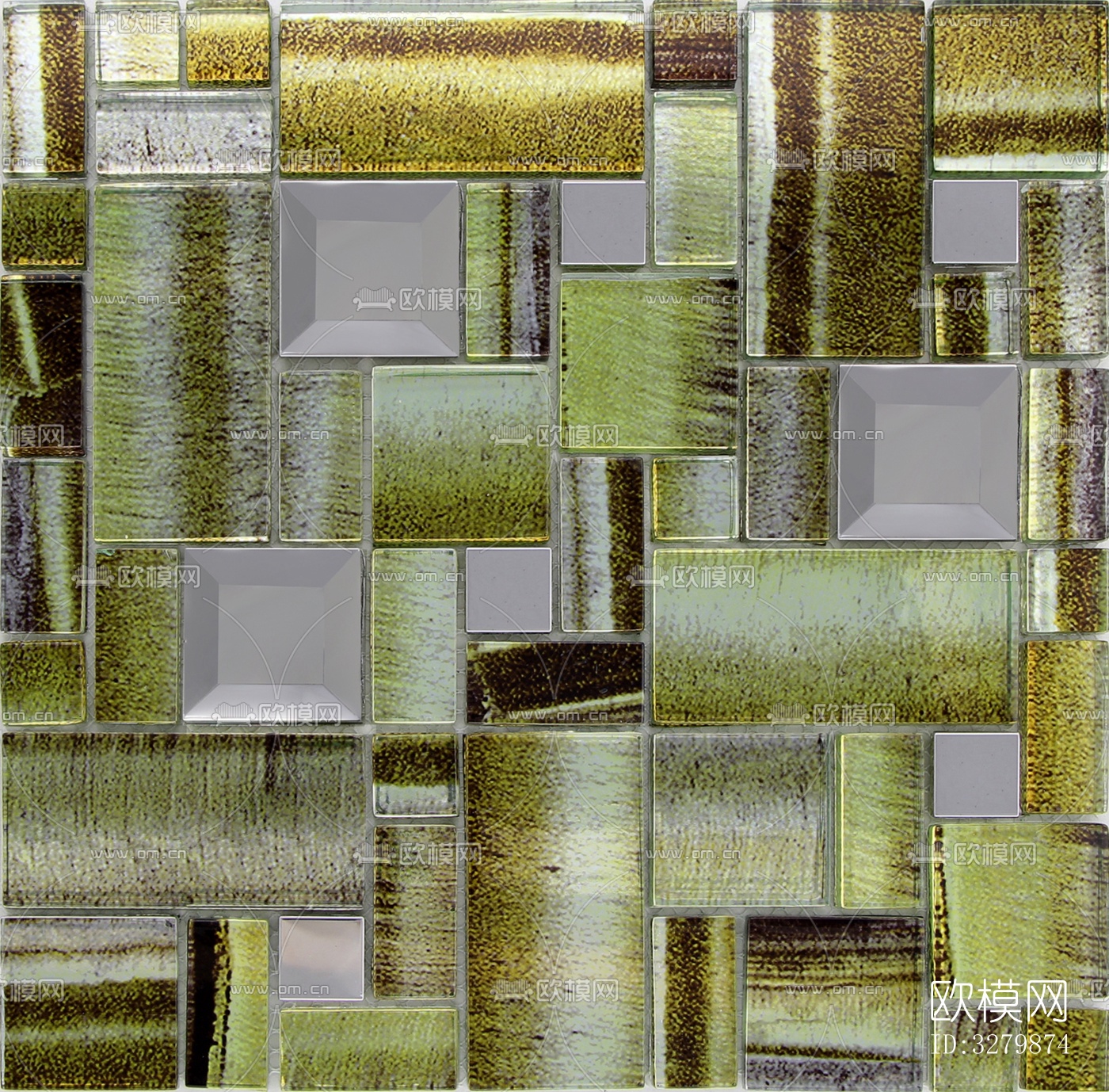 马赛克拼花砖图案下载（渲染图7）