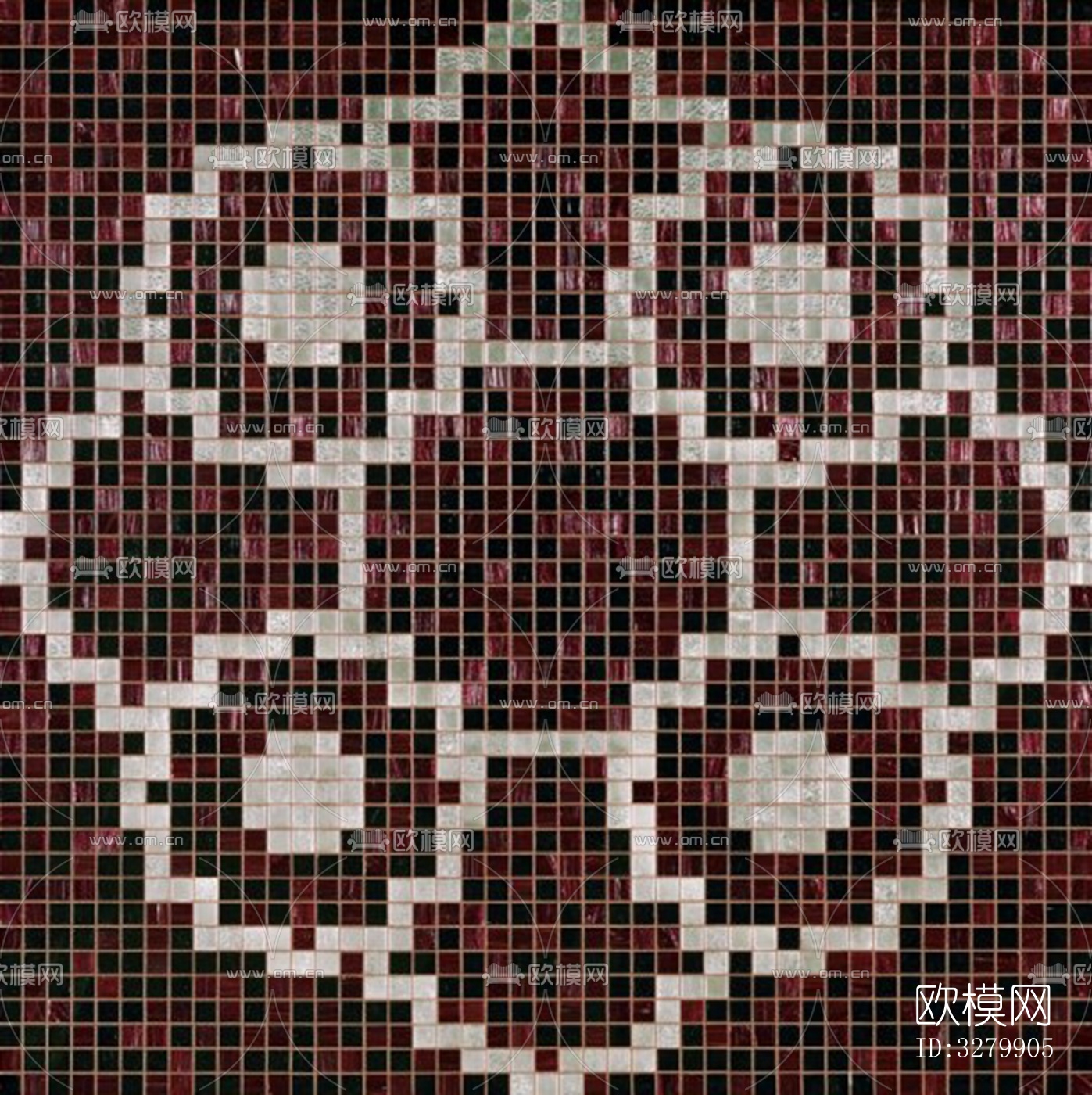 马赛克拼花砖图案下载（渲染图10）