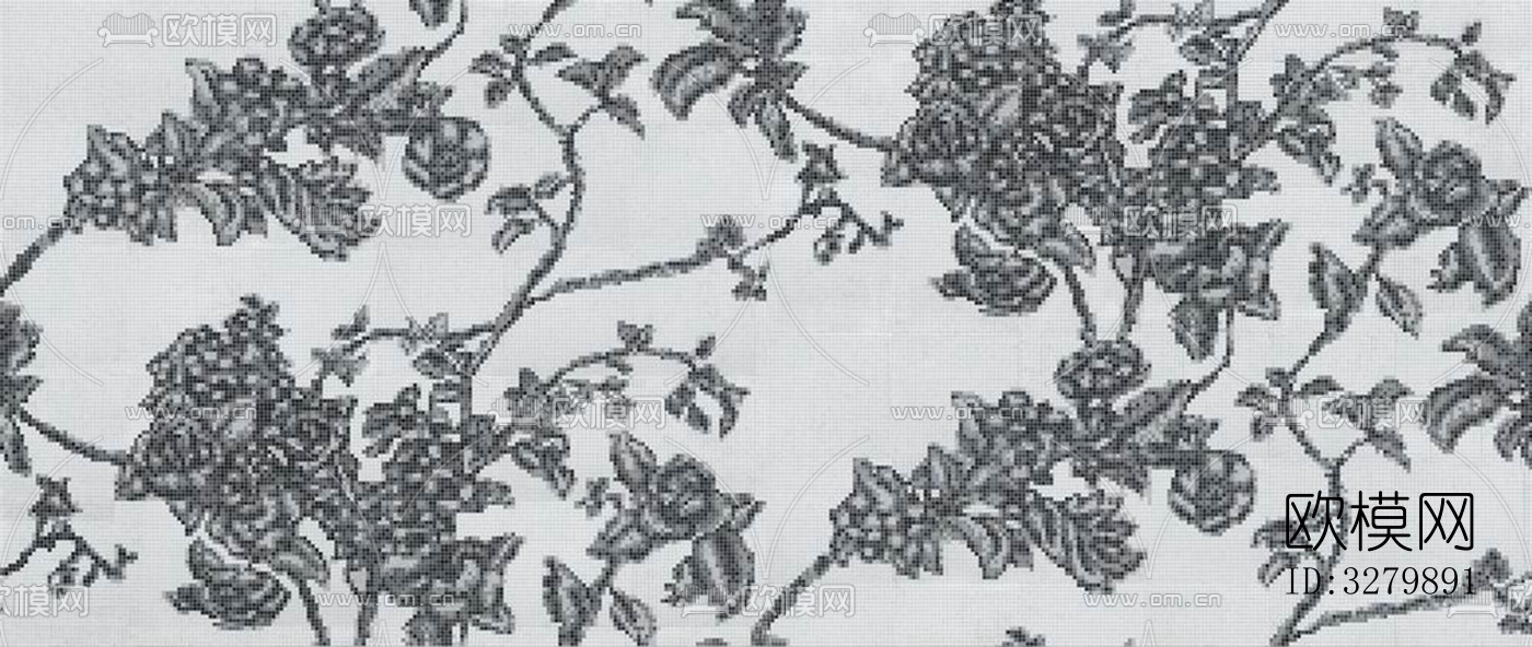 马赛克拼花砖图案下载（渲染图4）