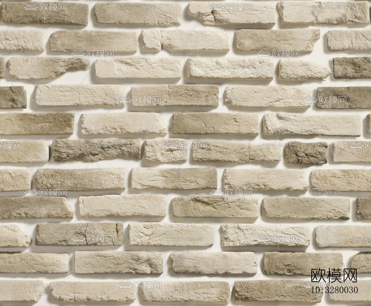 文化石砖石墙面材质下载（渲染图5）