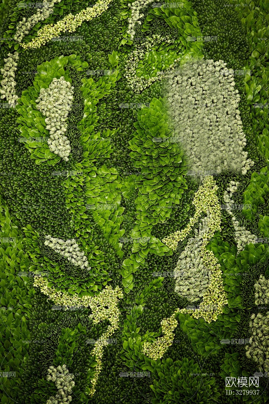 植物墙装饰下载（渲染图8）
