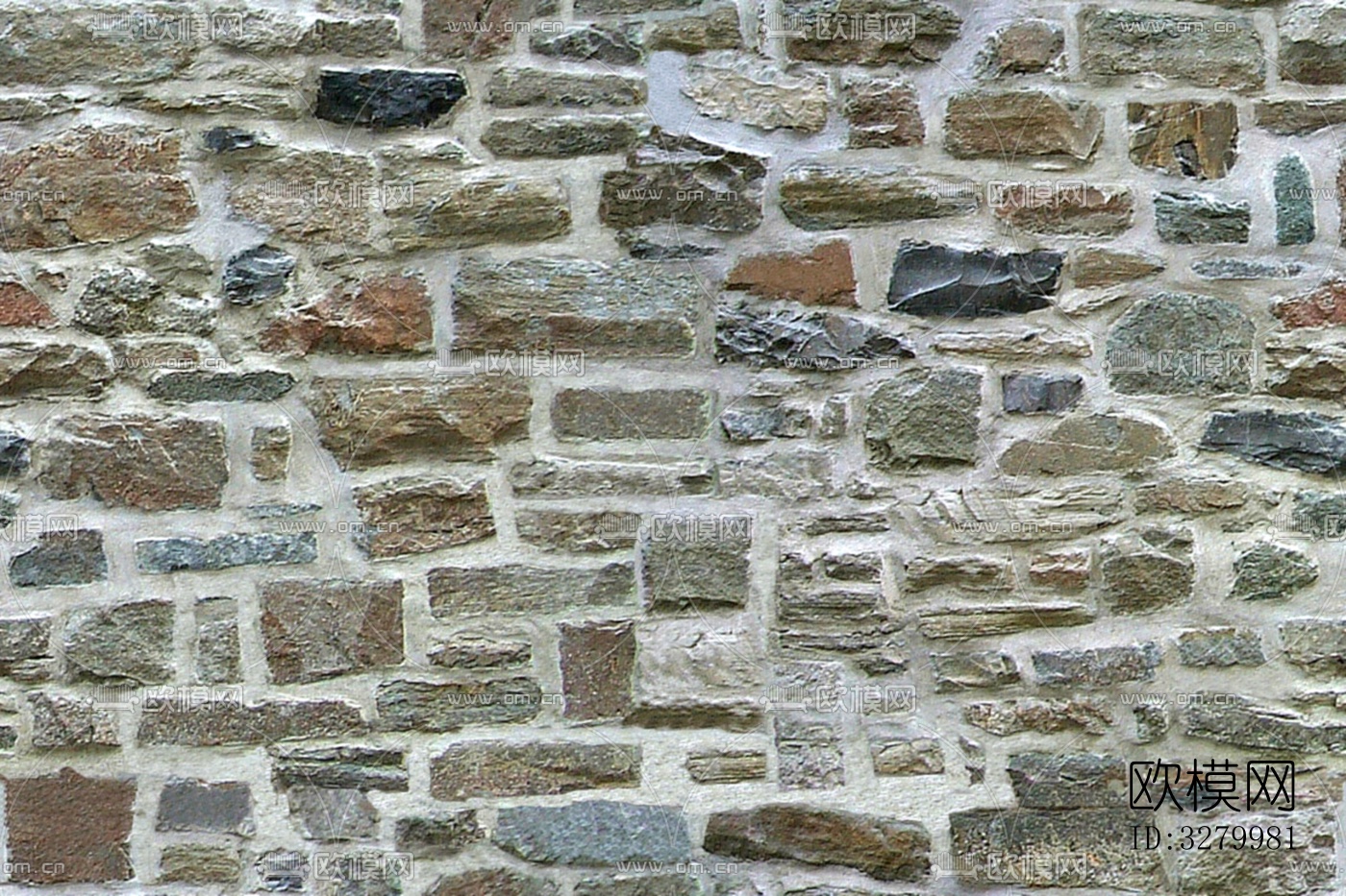 文化石墙面材质下载（渲染图5）