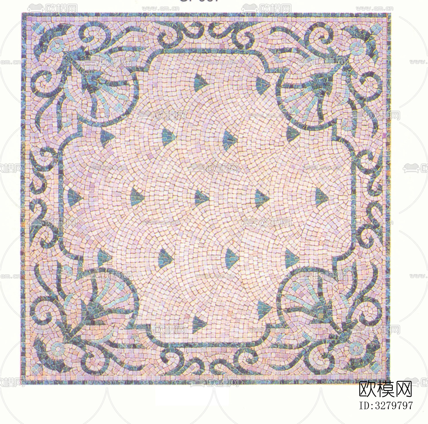 马赛克拼花图案下载（渲染图5）