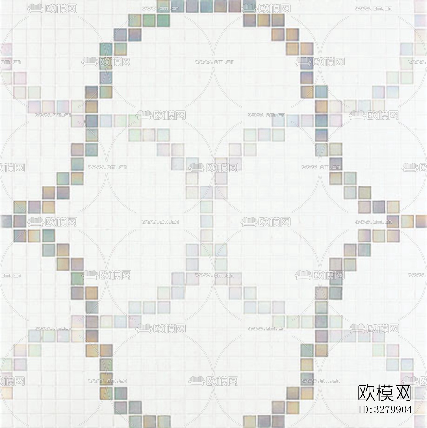 马赛克拼花砖图案下载（渲染图9）