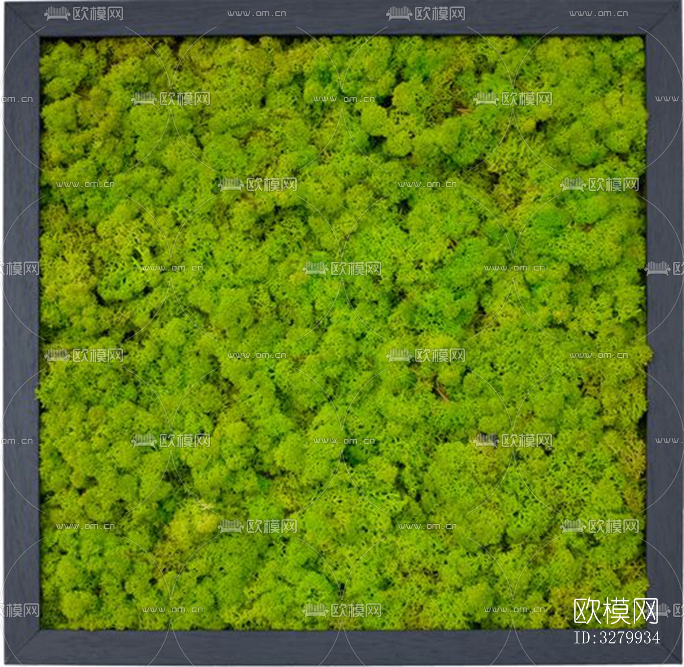 植物墙装饰下载（渲染图1）