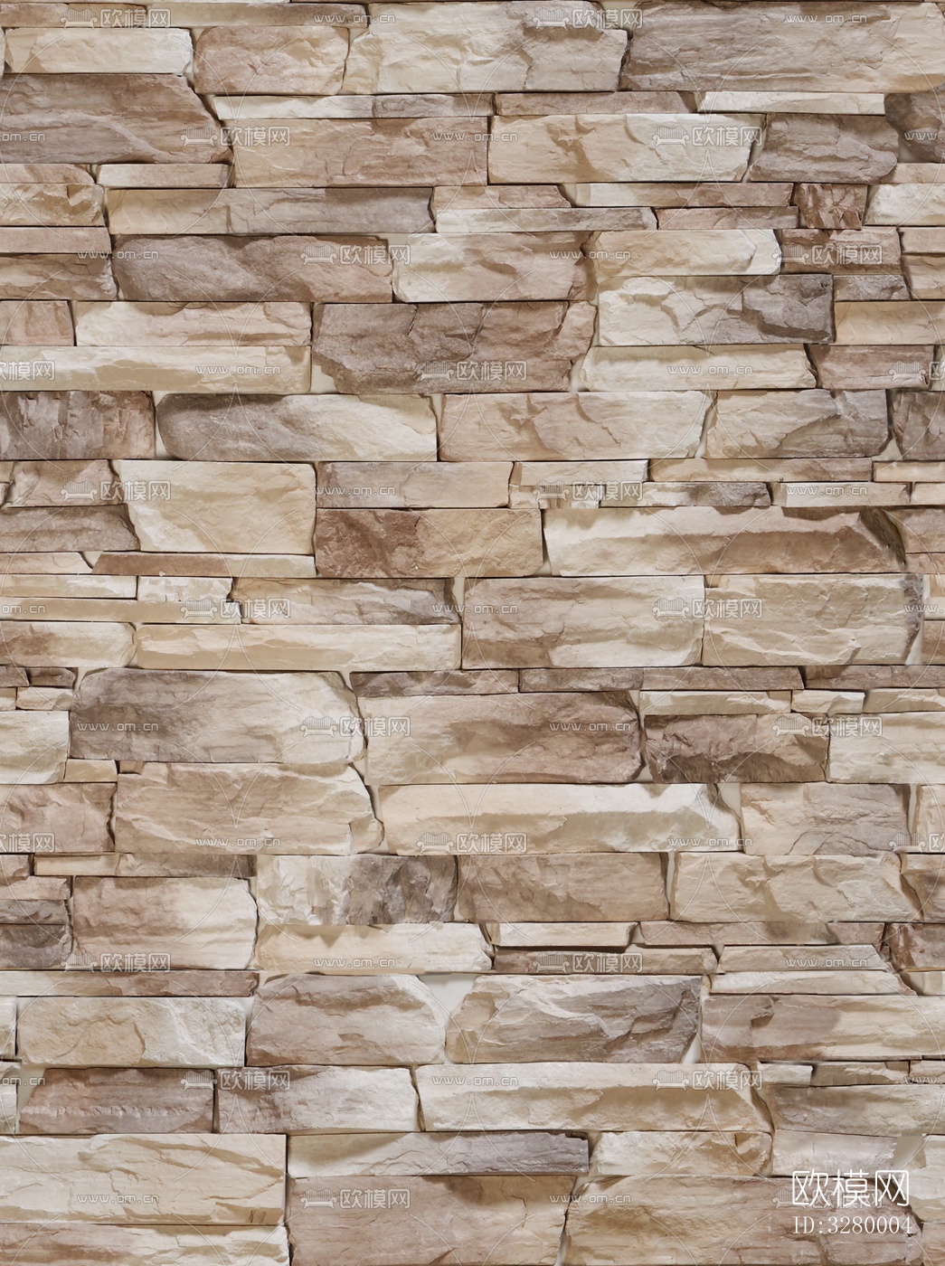 文化石墙面材质下载（渲染图6）