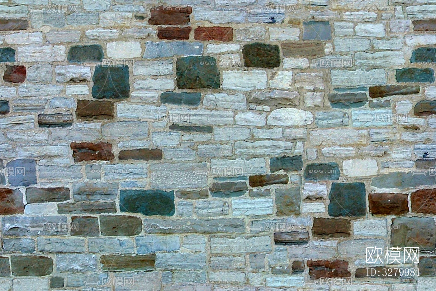 文化石墙面材质下载（渲染图9）