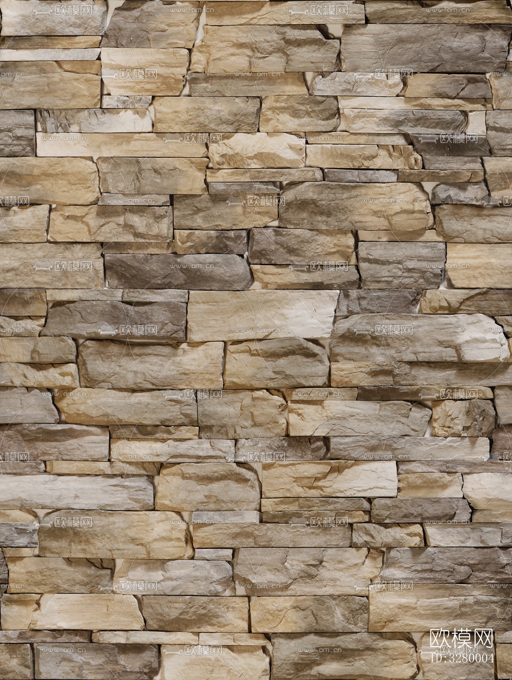 文化石墙面材质下载（渲染图8）