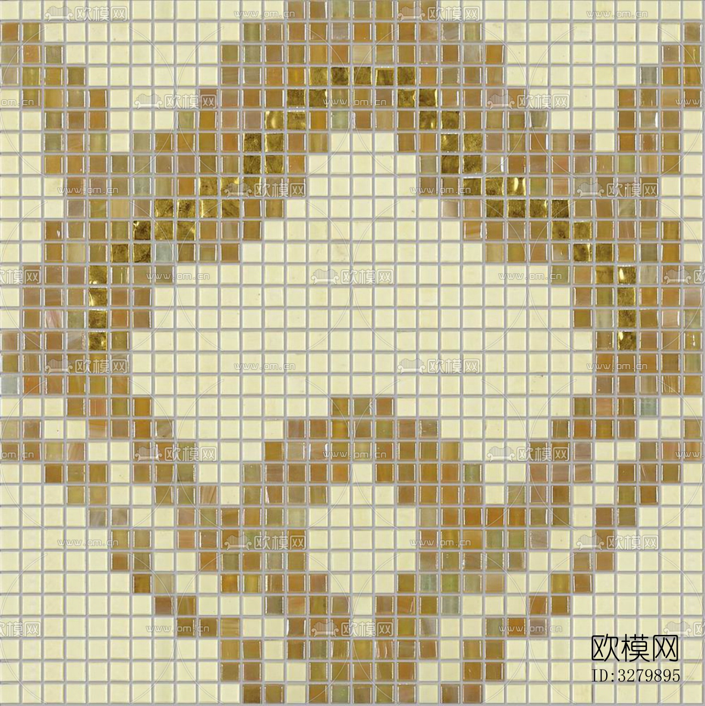 马赛克拼花砖图案下载（渲染图4）